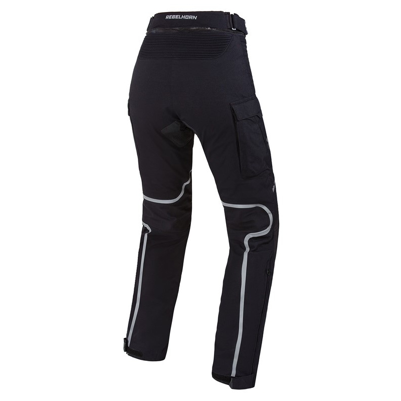 Pantalon de moto pour femmes Rebelhorn Hardy II Noir soldes