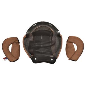Intérieur du casque Cassida Oxygen 2.0 noir marron