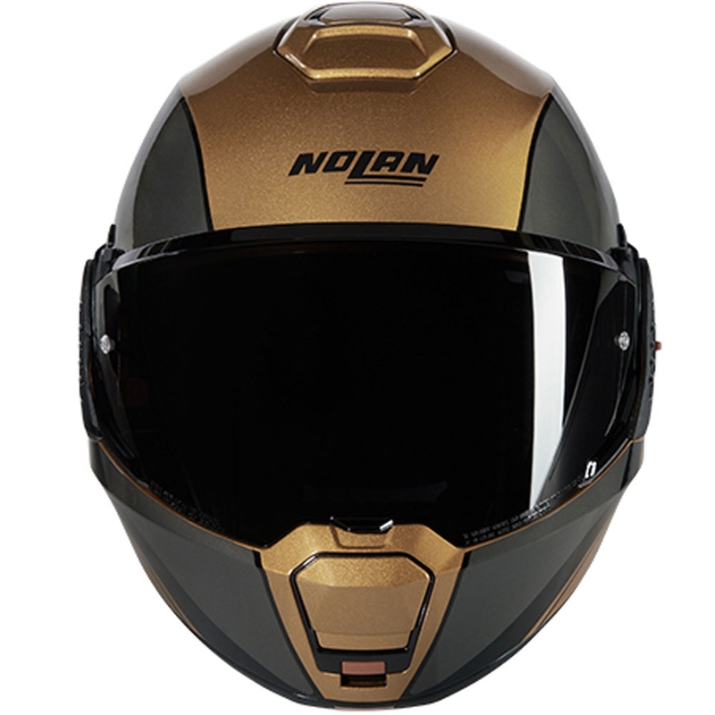 Casque moto modulable Nolan N120-1 Vernis spécial N-COM 342 sable-noir