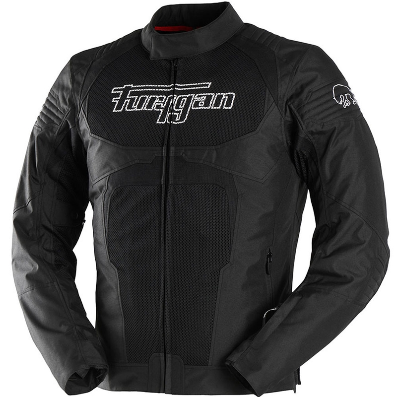 Blouson moto Furygan WB08 Vented + noir-blanc