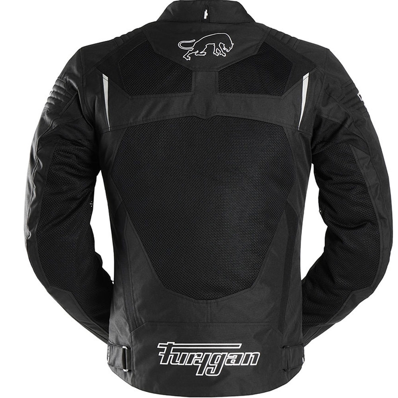 Blouson moto Furygan WB08 Vented + noir-blanc