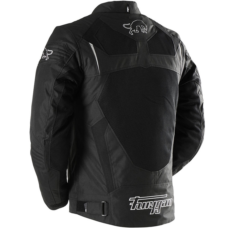 Blouson moto Furygan WB08 Vented + noir-blanc