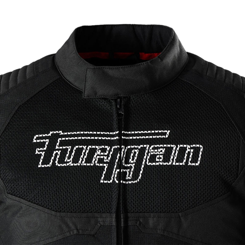 Blouson moto Furygan WB08 Vented + noir-blanc