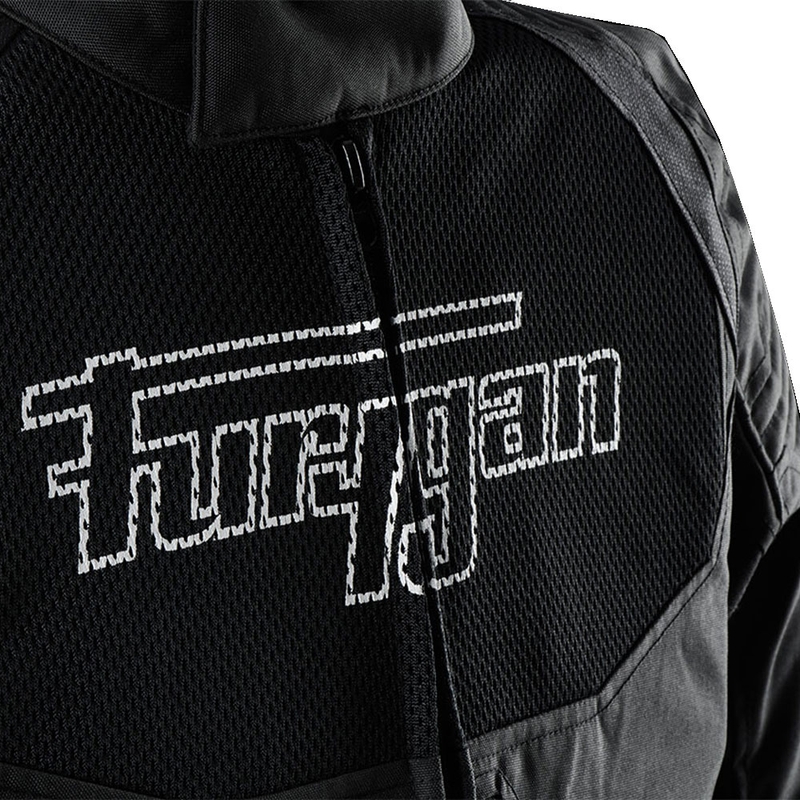 Blouson moto Furygan WB08 Vented + noir-blanc