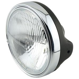 Phare Highsider Smart LTD 7 avec verre gaufré, noir brillant