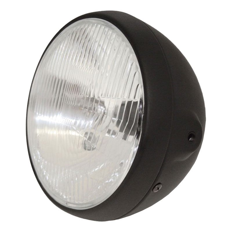 Phare H4 Highsider Smart de style britannique, noir mat