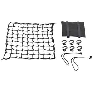 Filet à bagages flexible pour moto avec crochets en plastique Daytona 40 x 40 cm noir