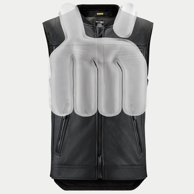 Gilet airbag Alpinestars Tech-Air®3 V2 jaune fluo-noir