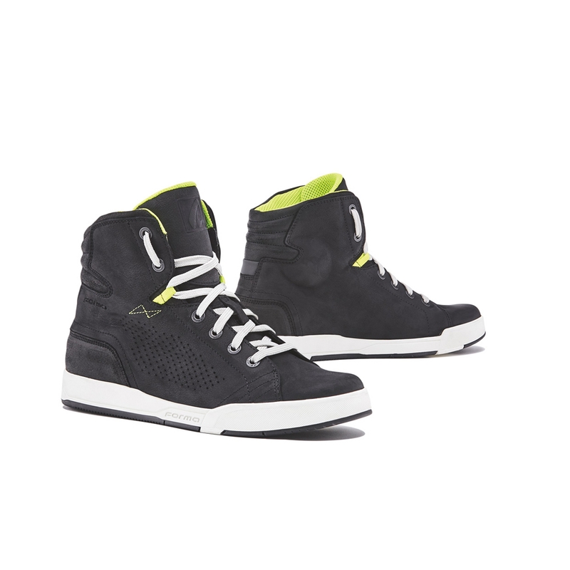 Bottes de moto Forma Swift Flow noires et blanches