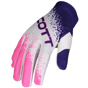 Gants de motocross SCOTT 250 SWAP EVO blanc-rose-violet