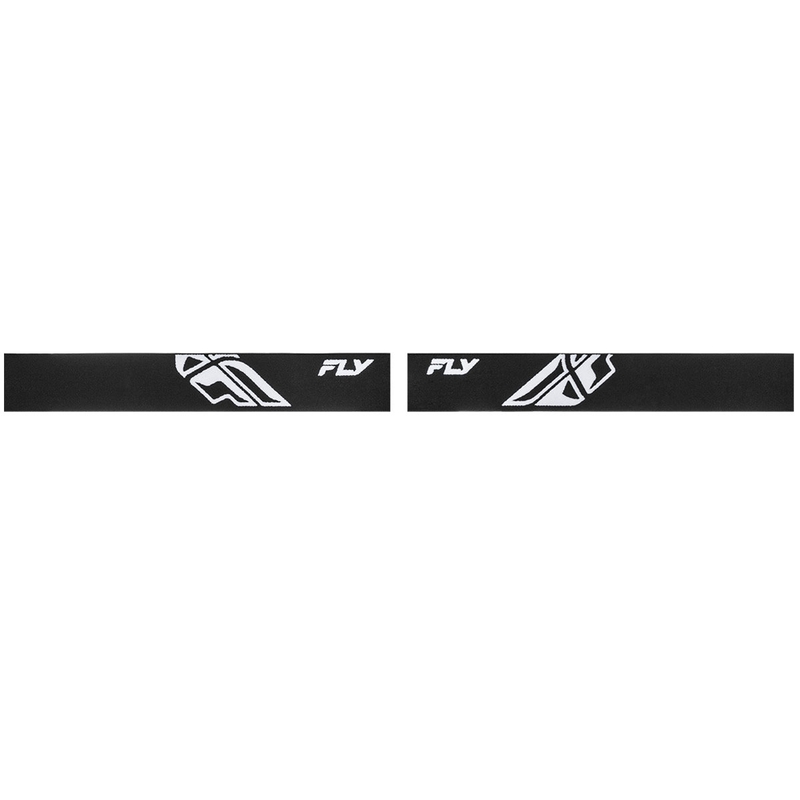 Lunettes de motocross FLY Racing Focus pour enfants, noires et blanches, avec plexiglas transparent