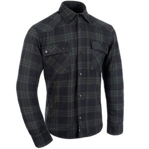 Chemise moto Oxford Kickback 3.0 verte