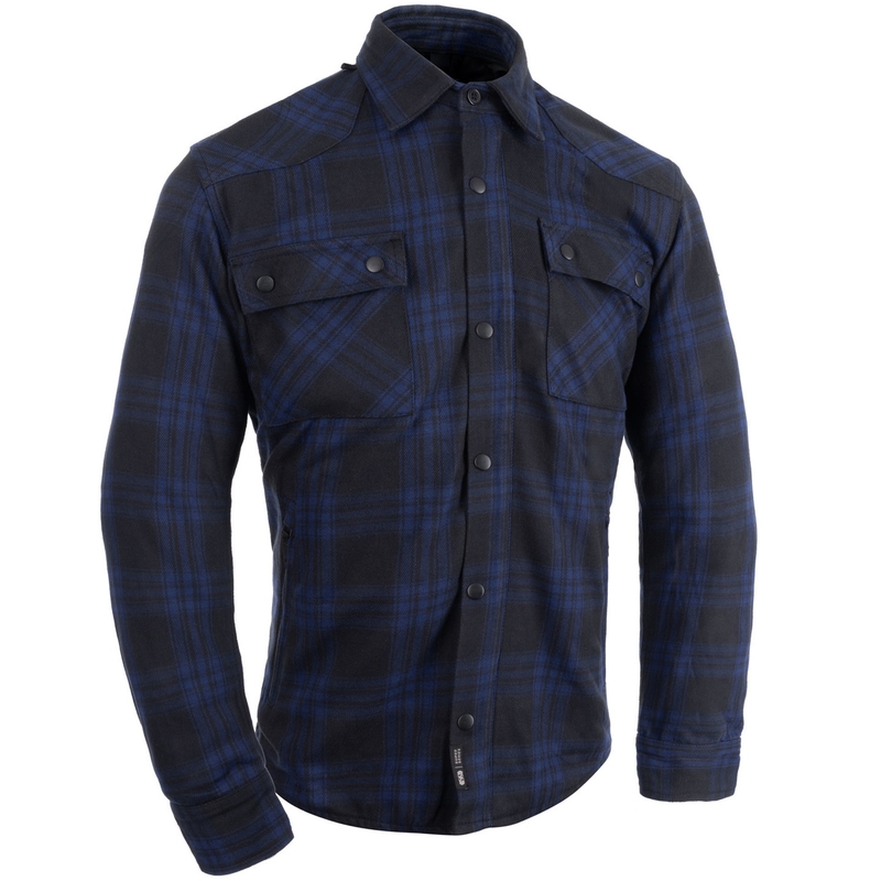Chemise de moto Oxford Kickback 3.0 Bleu