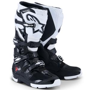 Bottes moto Alpinestars Tech 7 Enduro Noir-Blanc