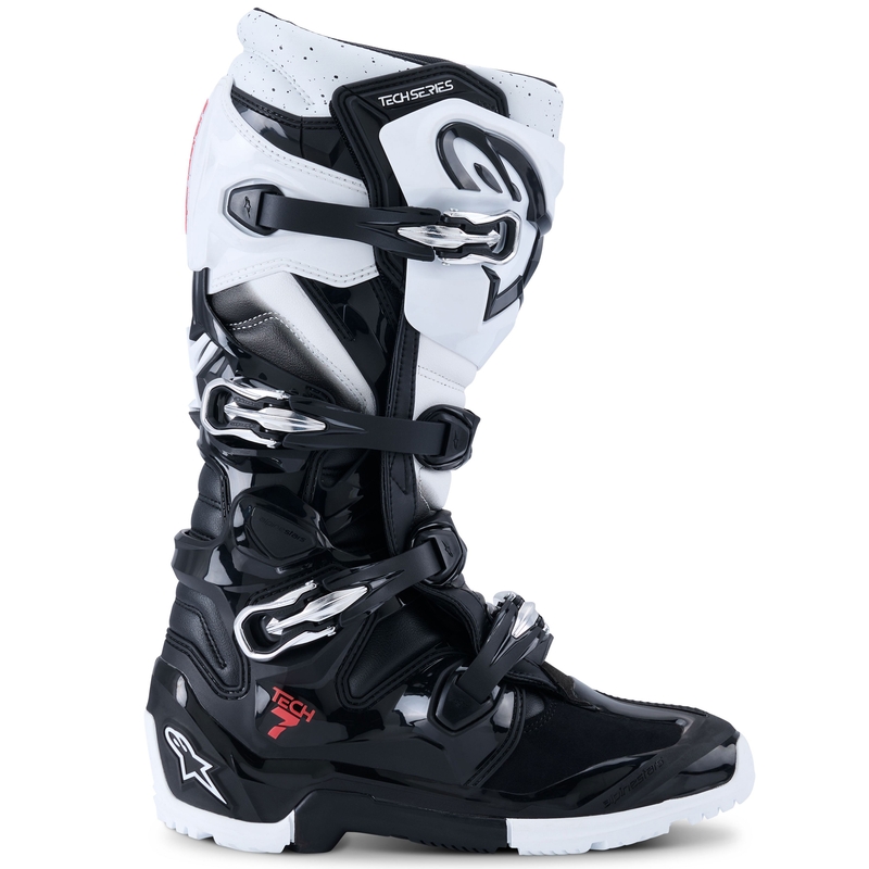 Bottes moto Alpinestars Tech 7 Enduro Noir-Blanc