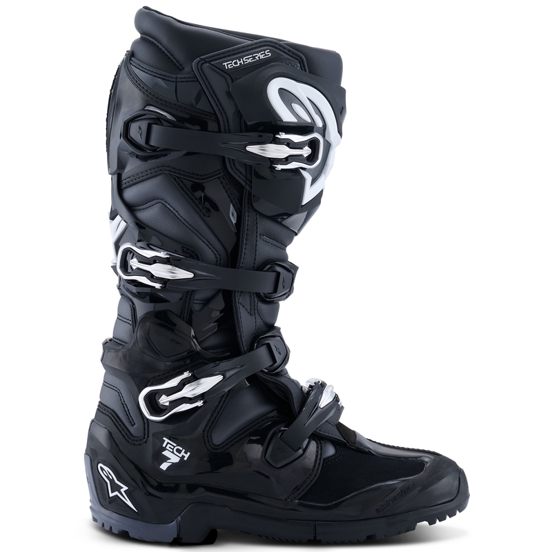 Bottes moto Alpinestars Tech 7 Enduro Noir-Anthracite-Blanc