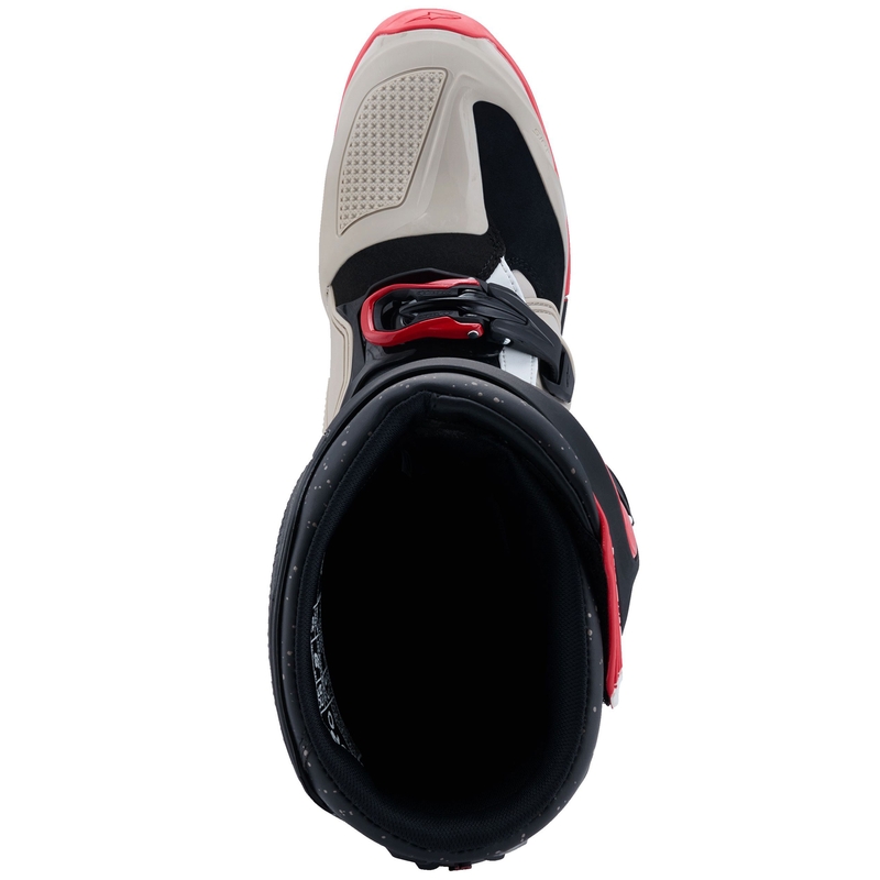 Bottes moto Alpinestars Tech 7 Enduro Noir-Gris clair-Rouge