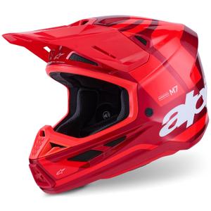 Casque de motocross Alpinestars SM7 Core rouge