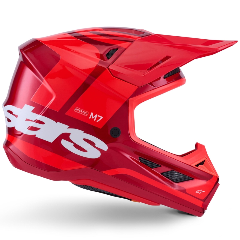 Casque de motocross Alpinestars SM7 Core rouge