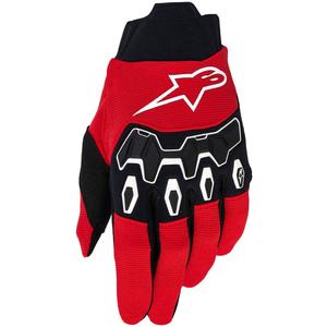 Gants de motocross Alpinestars Full Bore V2 rouge-noir-blanc