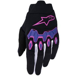 Gants de motocross Alpinestars Full Bore V2 violet-noir