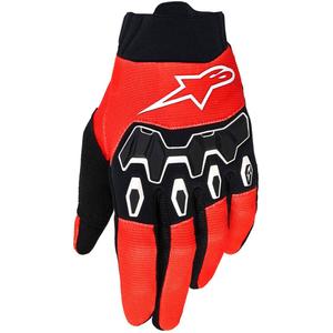 Gants de motocross Alpinestars Full Bore V2 orange-noir