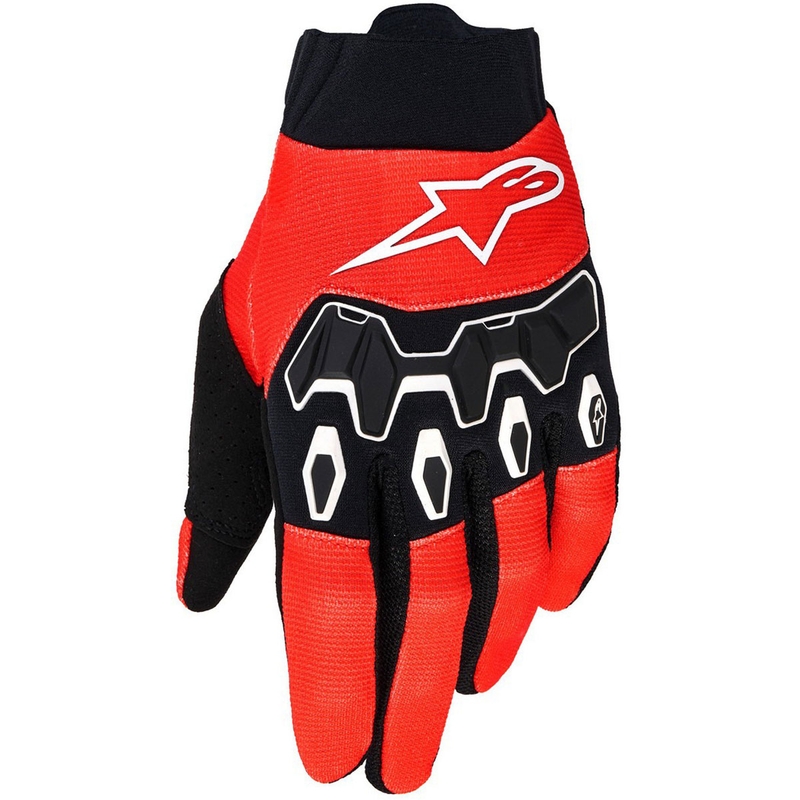 Gants de motocross Alpinestars Full Bore V2 orange-noir