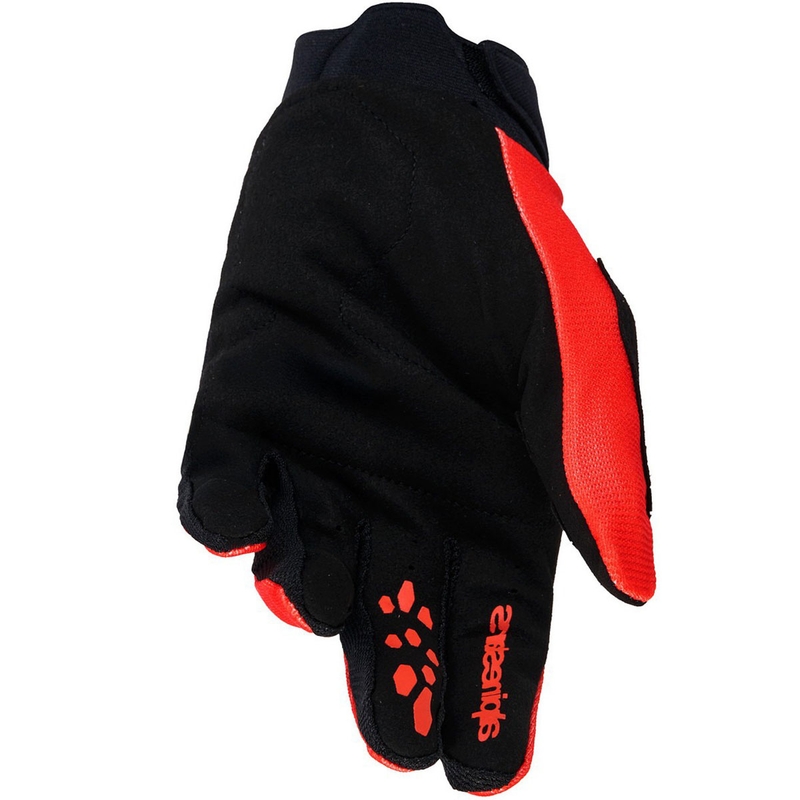Gants de motocross Alpinestars Full Bore V2 orange-noir