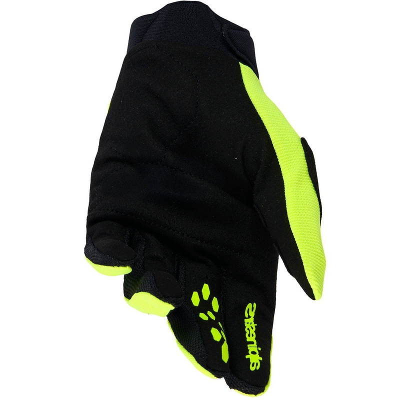 Gants de motocross Alpinestars Full Bore V2 jaune fluo-noir