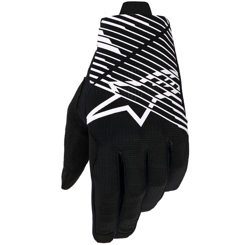 Gants de motocross Alpinestars Radar Pro noir-blanc