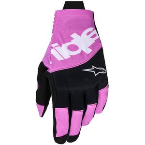 Gants de motocross Alpinestars Techstar noir-gris clair-violet