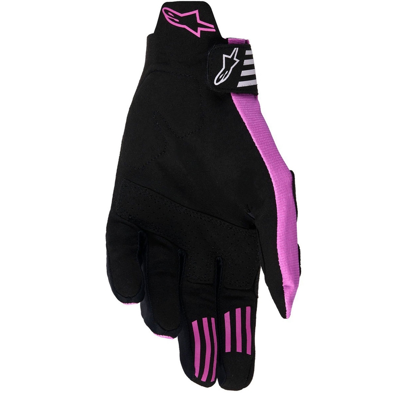 Gants de motocross Alpinestars Techstar noir-gris clair-violet