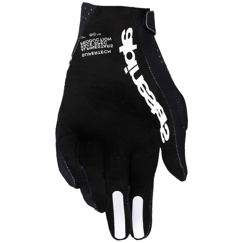 Gants de motocross Alpinestars Supertech MX noir-blanc