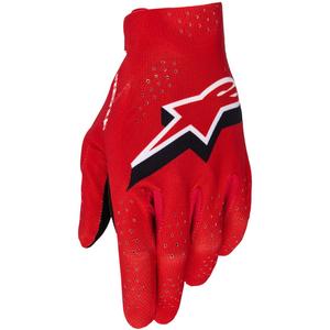 Gants de motocross Alpinestars Supertech MX rouge-noir-blanc
