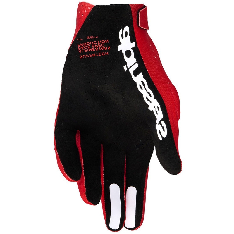 Gants de motocross Alpinestars Supertech MX rouge-noir-blanc
