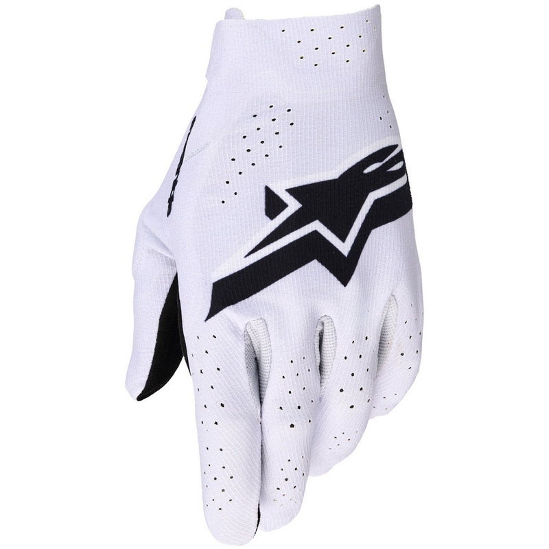 Gants de motocross Alpinestars Supertech MX lilas clair-noir