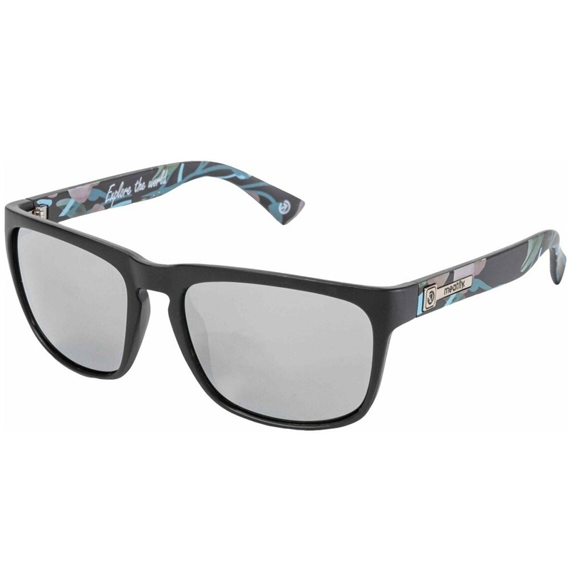 Lunettes de soleil Meatfly Ronnie Pink Flowers noir-rose