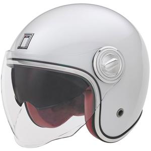 Casque moto jet NOX PREMIUM Heritage blanc