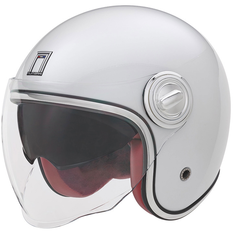 Casque moto jet NOX PREMIUM Heritage blanc