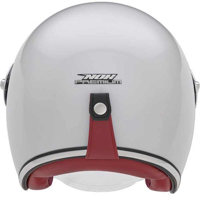 Casque moto jet NOX PREMIUM Heritage blanc