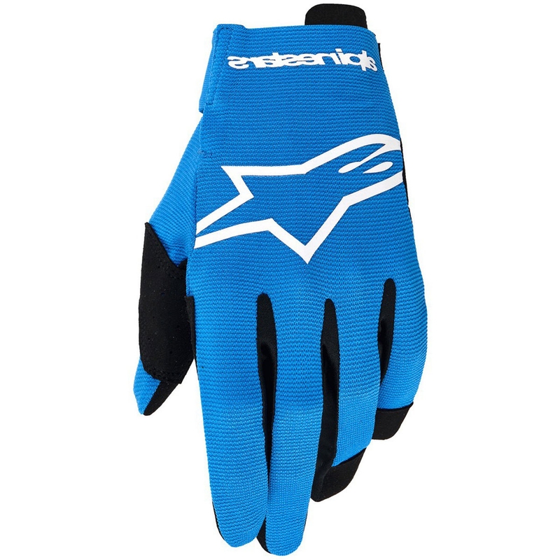 Gants de motocross Alpinestars Radar bleu-blanc