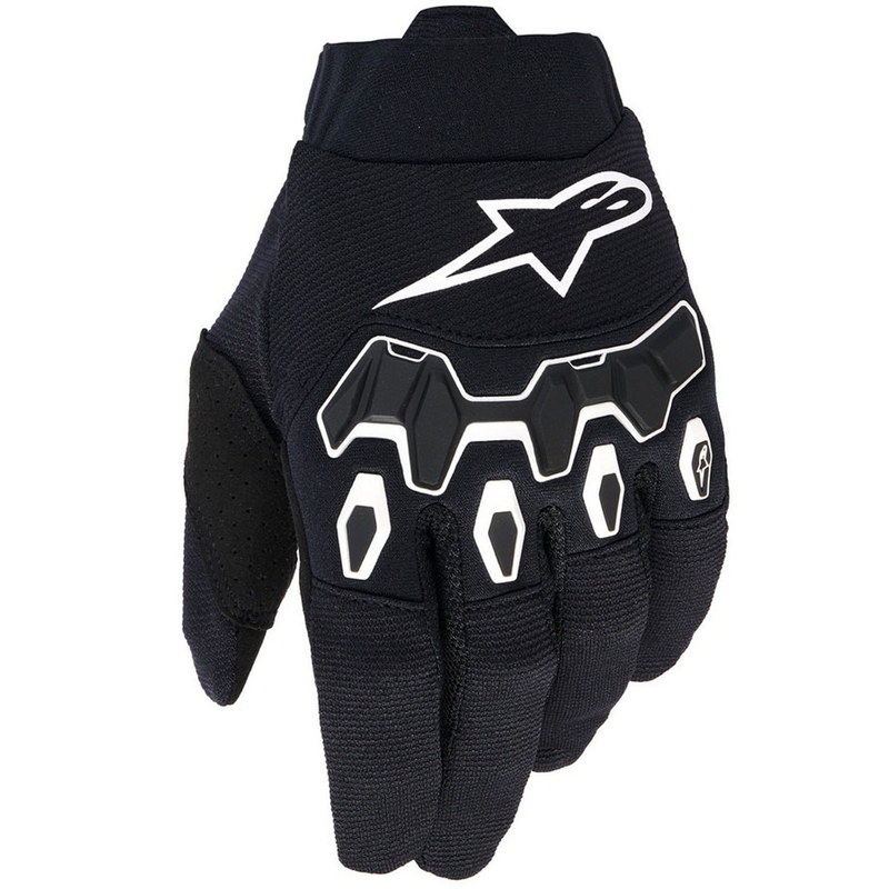 Gants de motocross Alpinestars Full Bore V2 Youth/Kids noir-blanc