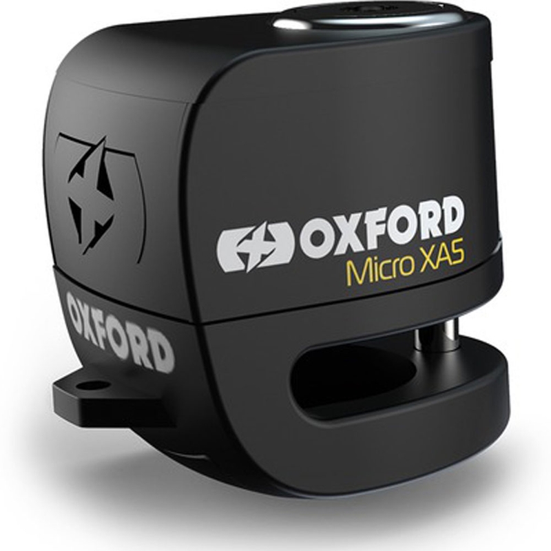 Antivol de frein à disque Oxford Micro XA5 avec alarme intégrée noir