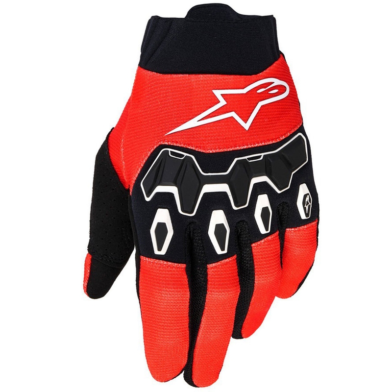 Gants de motocross Alpinestars Full Bore V2 Youth/Kids rouge noir-blanc