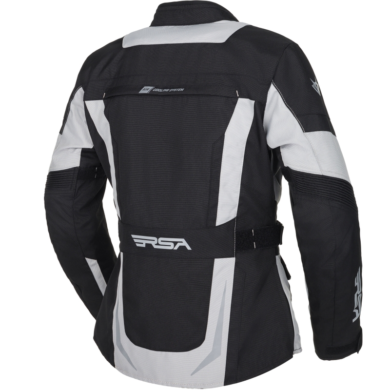 Veste de moto pour femme RSA EXO 2 noir-gris