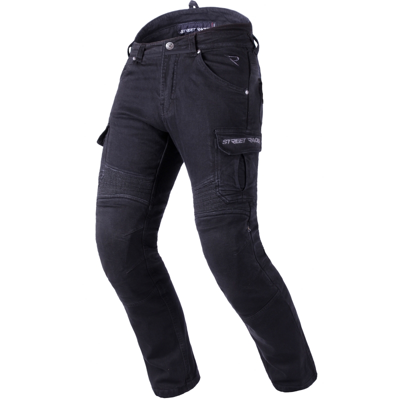 Jean moto Street Racer Cargo CE noir
