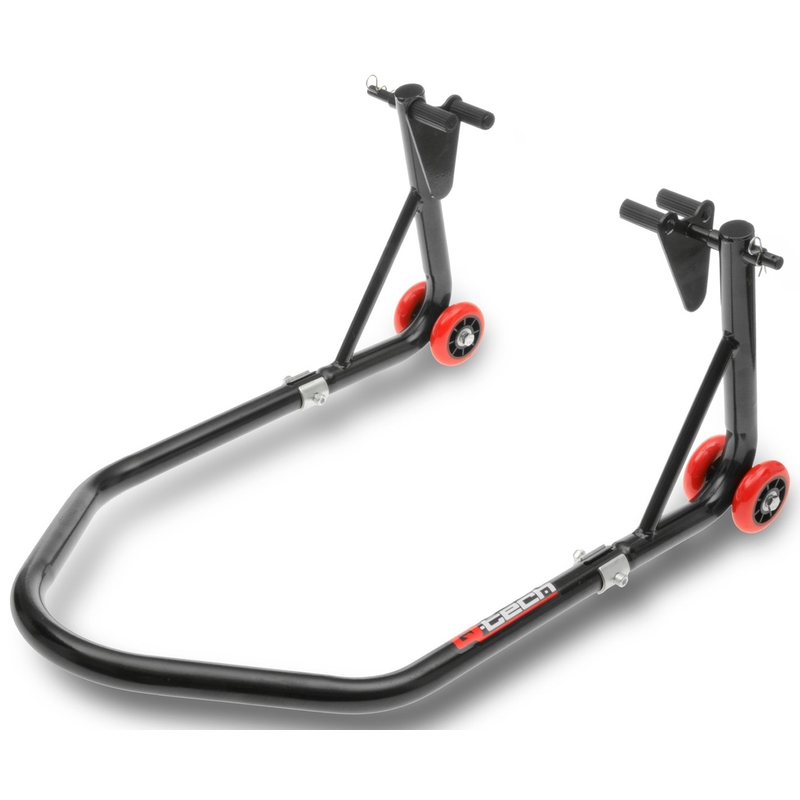 Béquille avant/arrière pour moto Q-TECH noir