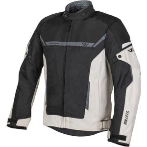 Veste de moto Ayrton Bullet II Flow crème-sable-gris-noir