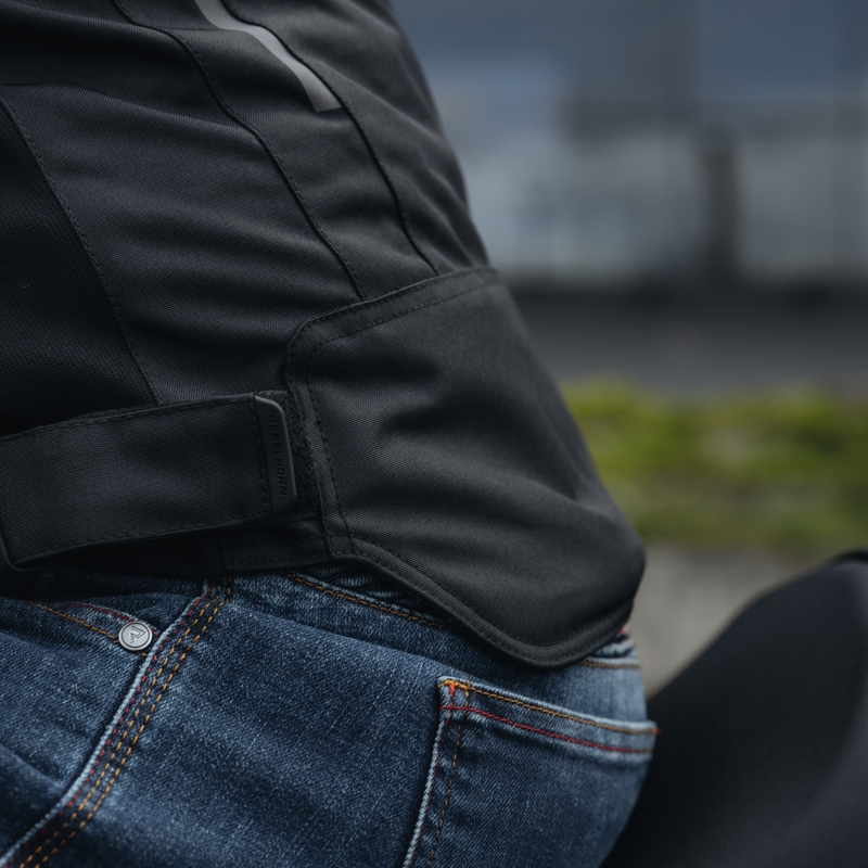 Veste de moto Rebelhorn Vandal noir-blanc