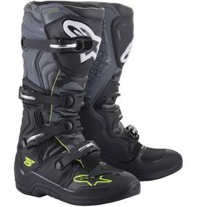 Bottes moto Alpinestars TECH 5 noir-gris-jaune fluo
